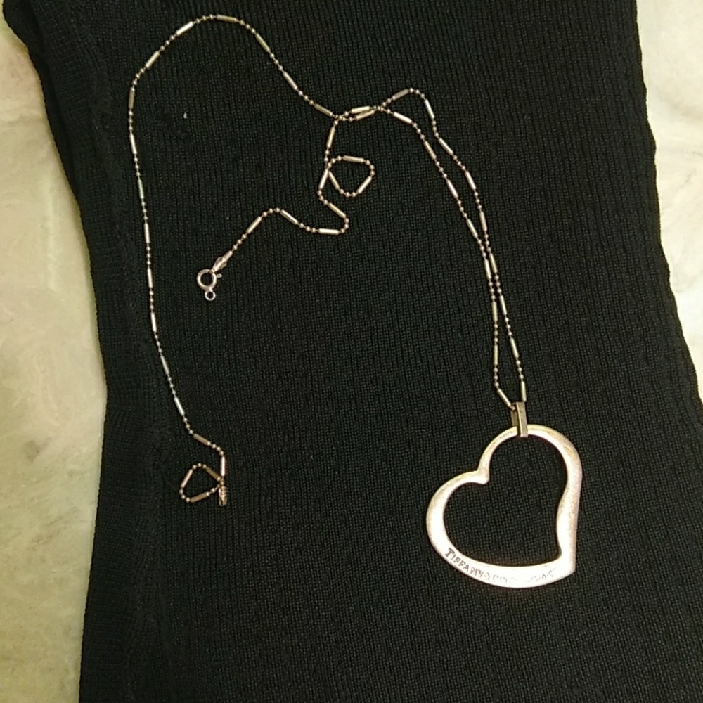 Tiffany big heart with his chain